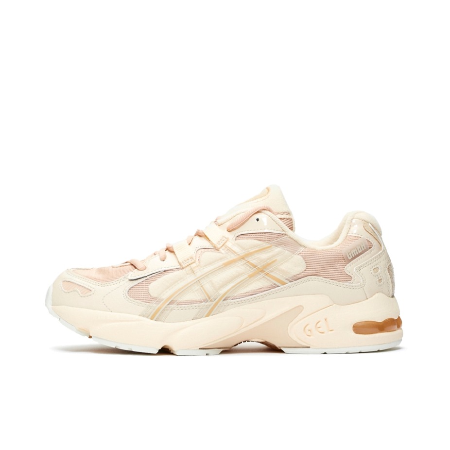 推荐商品：Asics/亚瑟士 Gel-Kayano 5 防滑耐磨 舒适透气 缓震支撑 马拉松 合成革 复古百搭 织物 跑鞋 Gmbh/Seashell Gmbh联名/米白/粉色