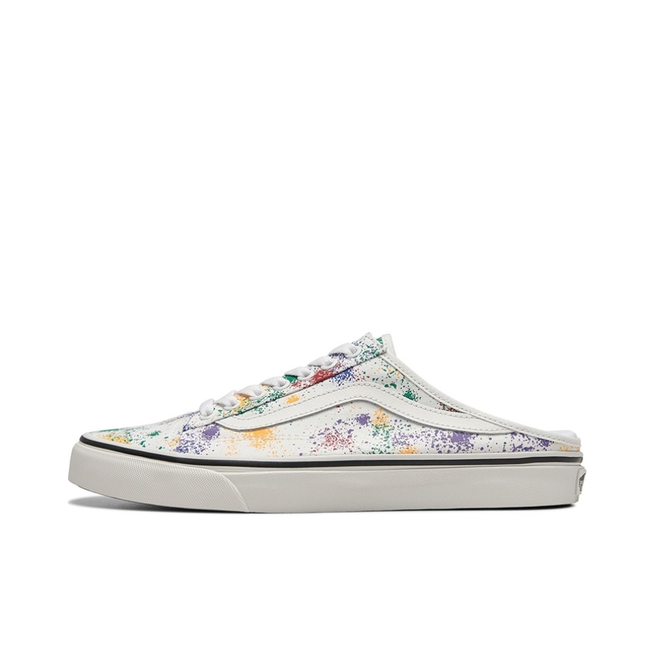 推荐商品：Vans/范斯 Style 36 滑板鞋 板鞋 舒适轻便防滑耐磨复古百搭帆布拼接防水运动 彩色半拖