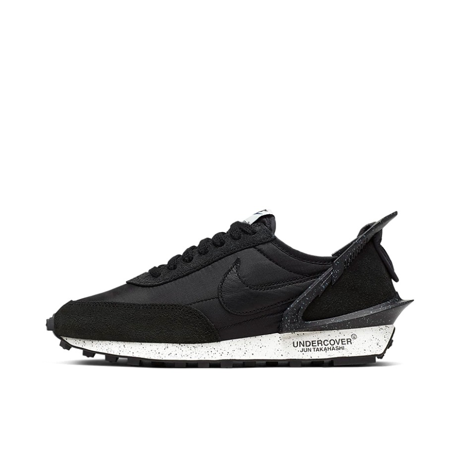 推荐商品：Nike Daybreak 解构 跑鞋 华夫鞋 复古耐磨舒适休闲轻便透气织物运动合成革减震防滑低帮 Black 纯黑