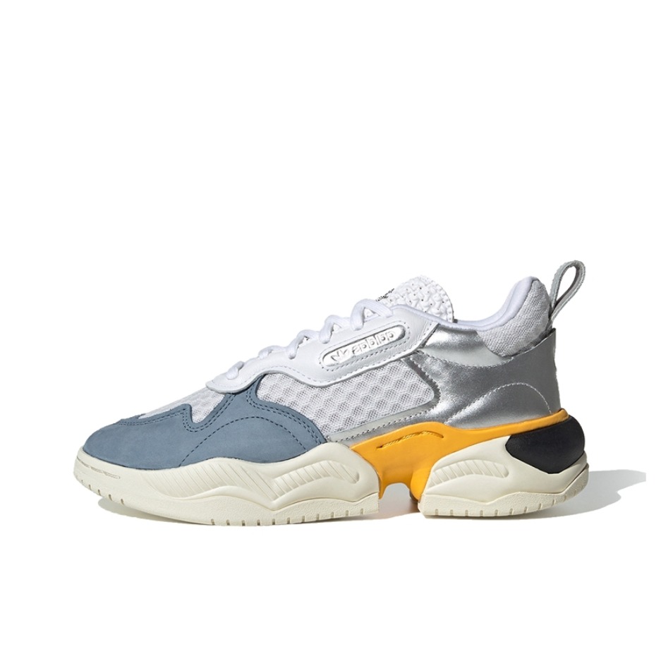 推荐商品：adidas Originals Super Court 百搭耐磨 防滑轻便 运动休闲鞋 Crystal White/Core Black/Off White 水晶白/核心黑/灰白色