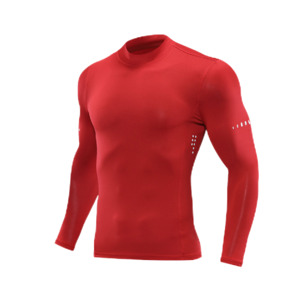 推荐商品：步锐特 运动紧身速干长袖T恤 男女同款 BRYXMJ850 红