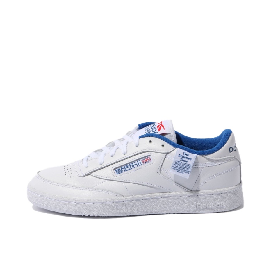推荐商品：Reebok/锐步 Club C 85 经典复古 防滑耐磨 防水 运动 脏脏鞋 板鞋 BALANSA联名/白色