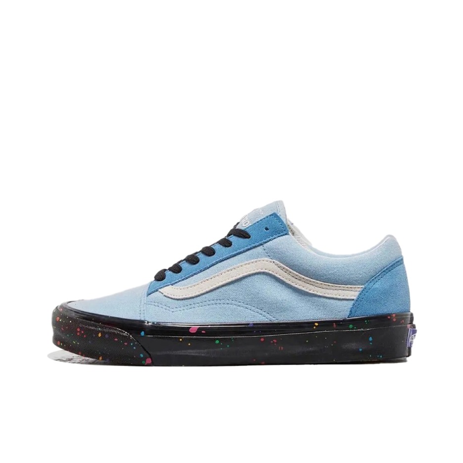 推荐商品：Vans/范斯 Old Skool 滑板鞋 板鞋 轻便防滑复古舒适经典 Footpatrol联名/蓝色