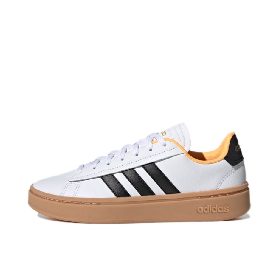 推荐商品：adidas NEO Grand Court 板鞋 防滑耐磨减震透气休闲复古时尚防水轻运动 白色/黑色/褐色