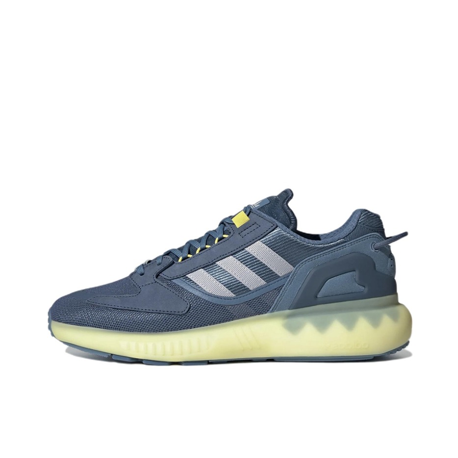 推荐商品：adidas ZX 5K Boost 跑鞋 缓震防滑耐磨舒适轻便网面透气运动 蓝色