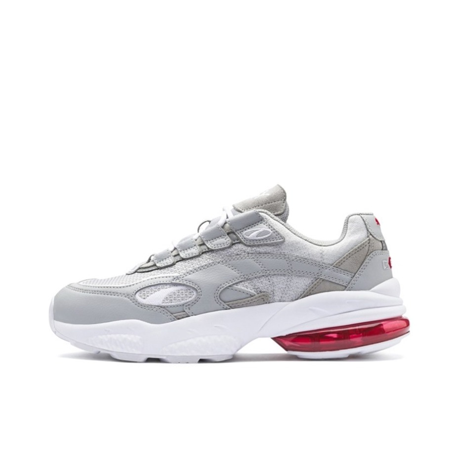 推荐商品：Puma/彪马 Cell Venom 运动休闲鞋 复古轻便耐磨舒适透气 DarkGrey/White/Red 灰白红