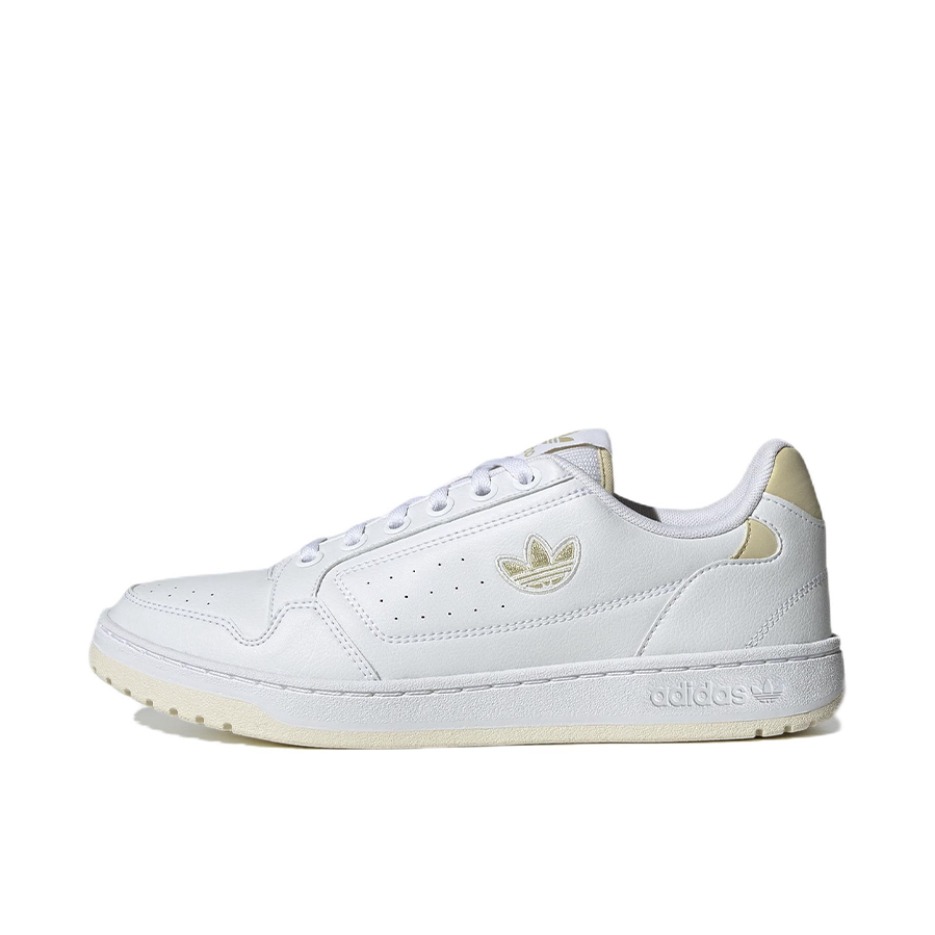 推荐商品：adidas Originals NY 90 板鞋 复古简约防滑耐磨 白色 / 沙米色