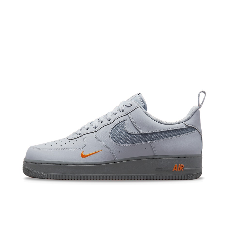 推荐商品：Nike Air Force 1 空军一号 板鞋 轻便舒适百搭耐磨防滑复古 灰色/橙色