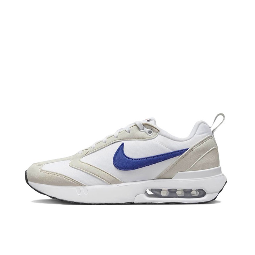 推荐商品：Nike Air Max Dawn 跑鞋 缓震大气圆头美式气垫轻便 GS/浅骨色/蓝色