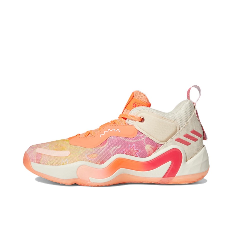 推荐商品：adidas D.O.N. Issue 3 米切尔3代 篮球鞋 透气减震耐磨实战包裹性支撑 粉色/彩色