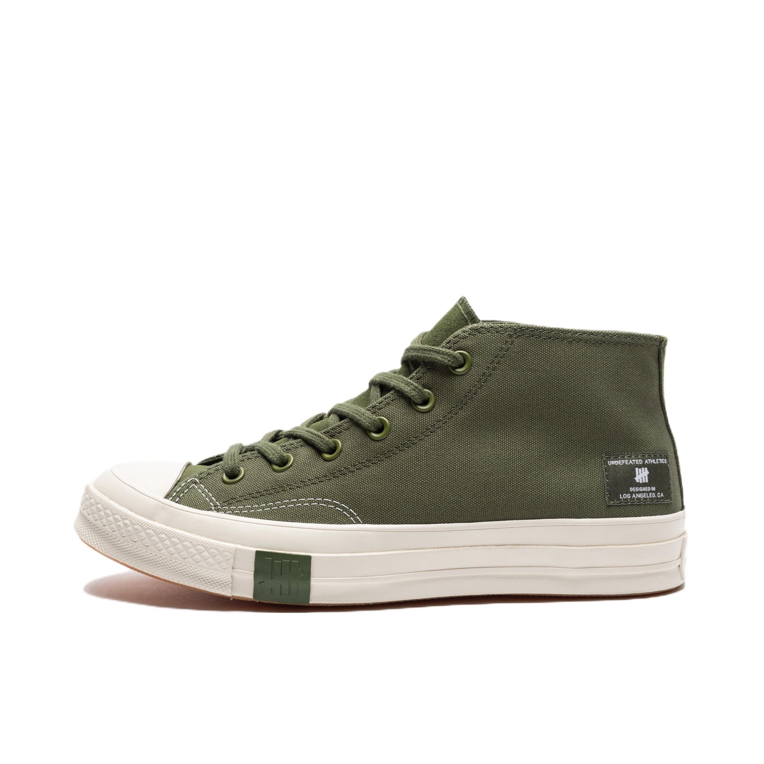 推荐商品：Converse/匡威 1970s 帆布鞋 圆头防滑经典复古轻便时尚拼接百搭 Undefeated联名/中帮/橄榄绿