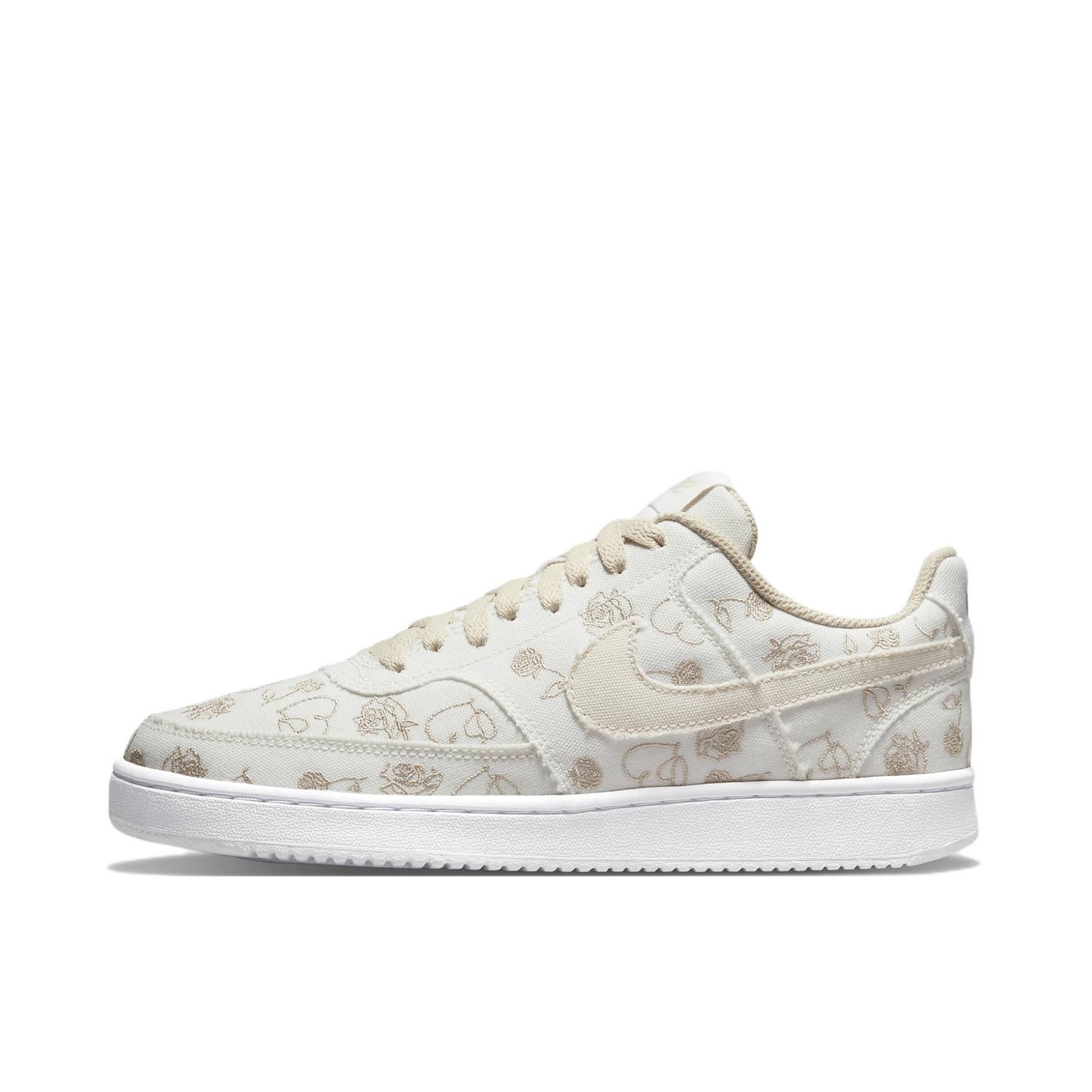推荐商品：Nike Court Vision 板鞋 复古缓震抓地防滑轻便 女款/米色/黄色 