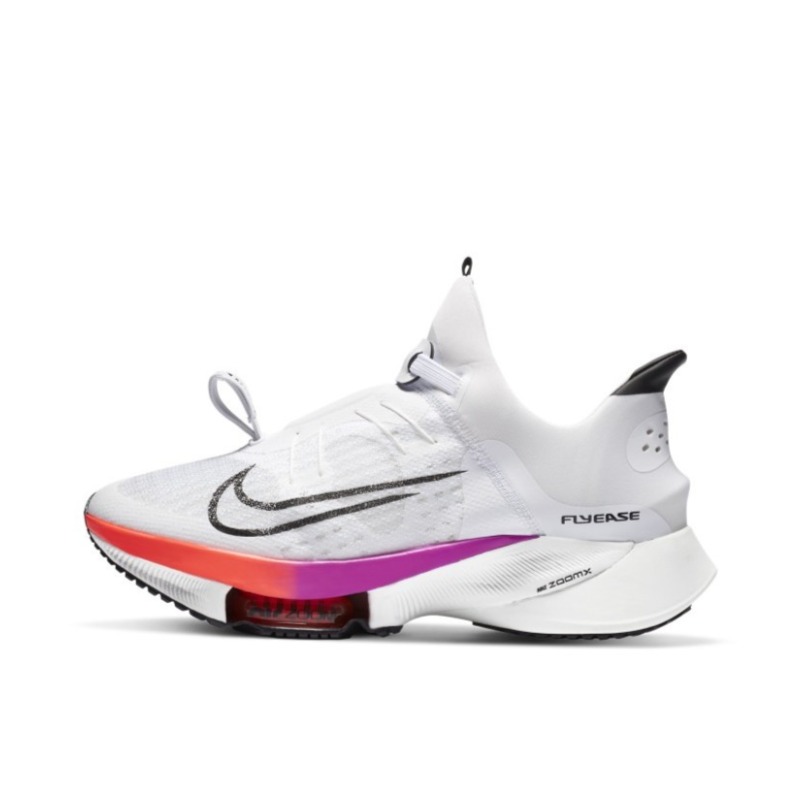 推荐商品：Nike Air Zoom Tempo NEXT% 跑鞋 全掌稳定支撑耐磨透气防滑碳板跑道耐穿 Flyease/男款/白色/粉色/黑色