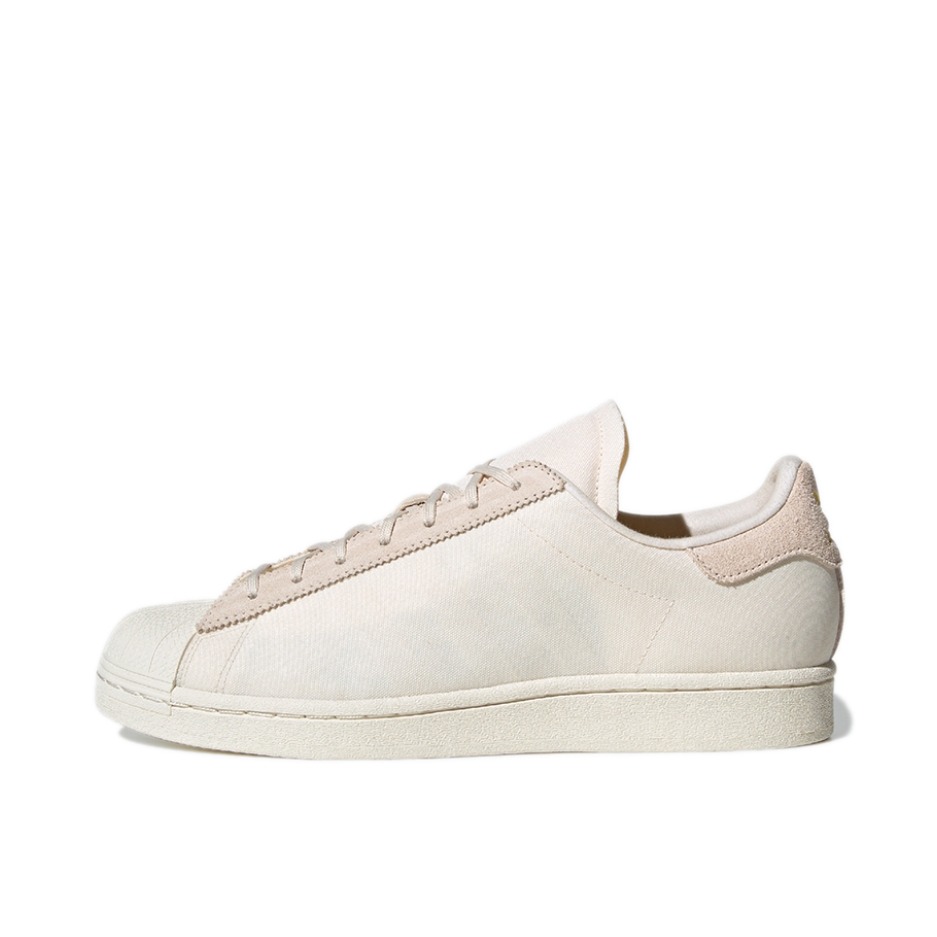 推荐商品：【宋雨琦同款】 adidas Originals Superstar 板鞋 轻便贝壳头薄底舒适百搭耐磨复古 白色/浅棕