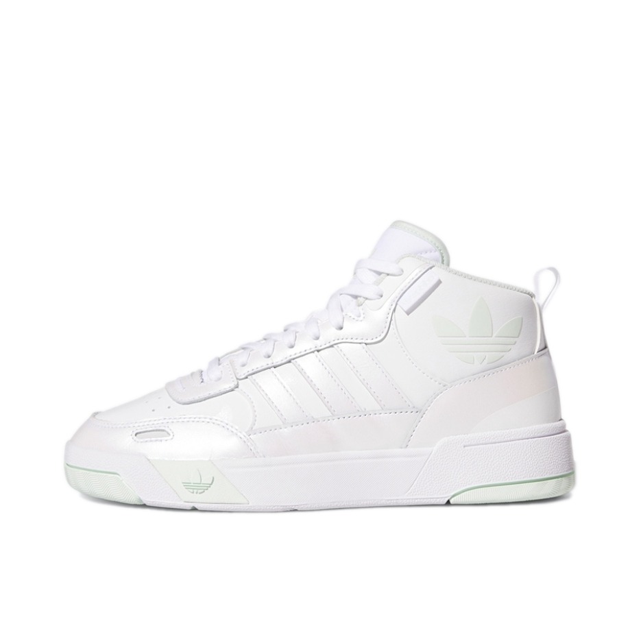 推荐商品：adidas Originals Post Up 板鞋 复古休闲防滑耐磨轻便篮球风圆头 白色