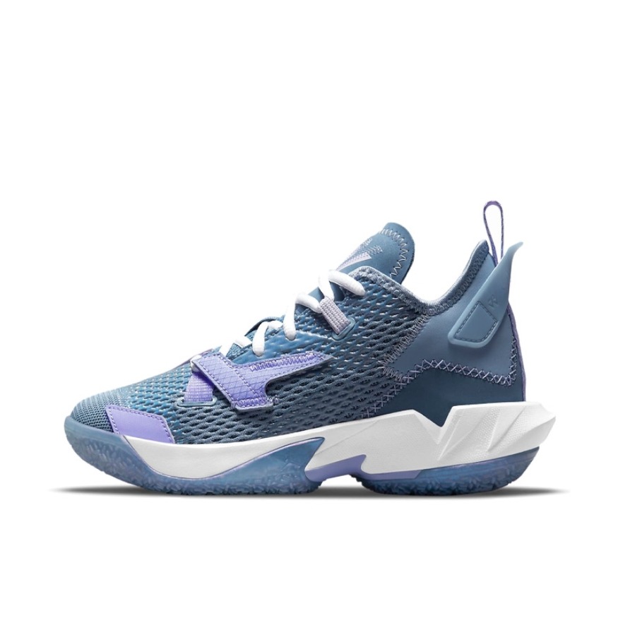 推荐商品：Jordan Why Not Zer0.4 威少4代 缓震透气 防滑耐磨 圆头 实战 潮流百搭 合成革 织物 篮球鞋 GS/浅水蓝/紫罗兰/白色