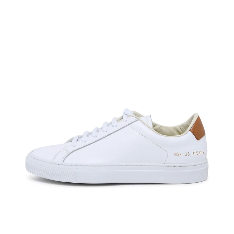 推荐商品：Common Projects Achilles 简洁百搭 耐磨防滑 轻便透气 运动时尚 复古 圆头 通勤 休闲鞋 白色/棕色