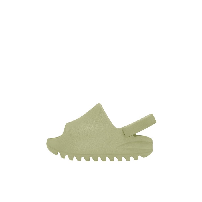 推荐商品：adidas Yeezy Slide 沙滩 防踢减震 运动潮流 防滑耐磨 舒适休闲 露趾 橡胶底 拖鞋儿童 Resin 婴童/豆绿/2022