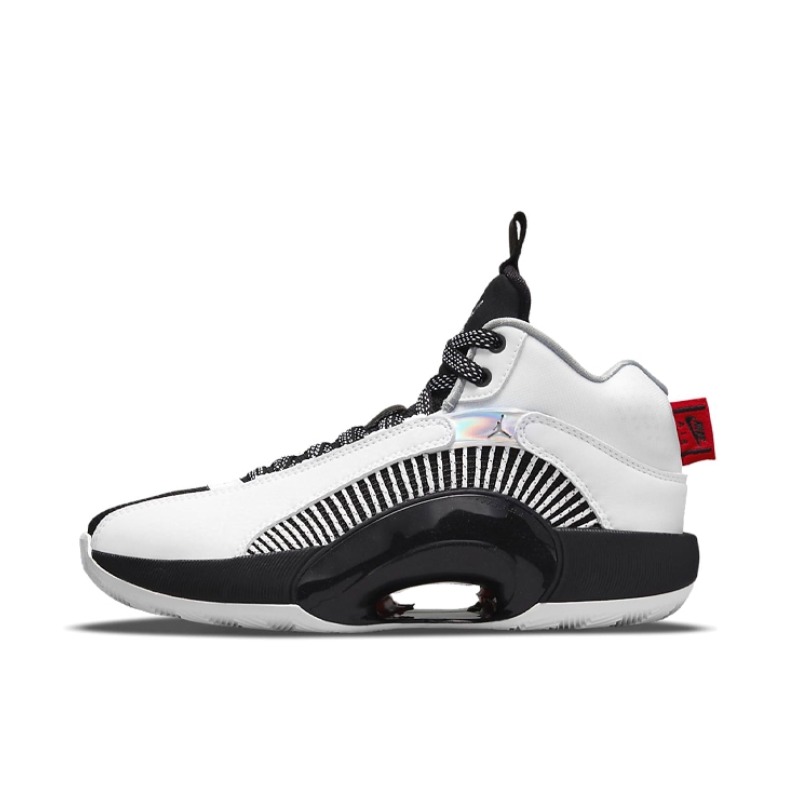 推荐商品：Air Jordan 35 篮球鞋 可视Zoom防滑耐磨舒适减震时尚百搭包裹性支撑实战回弹 大童/黑色/白色