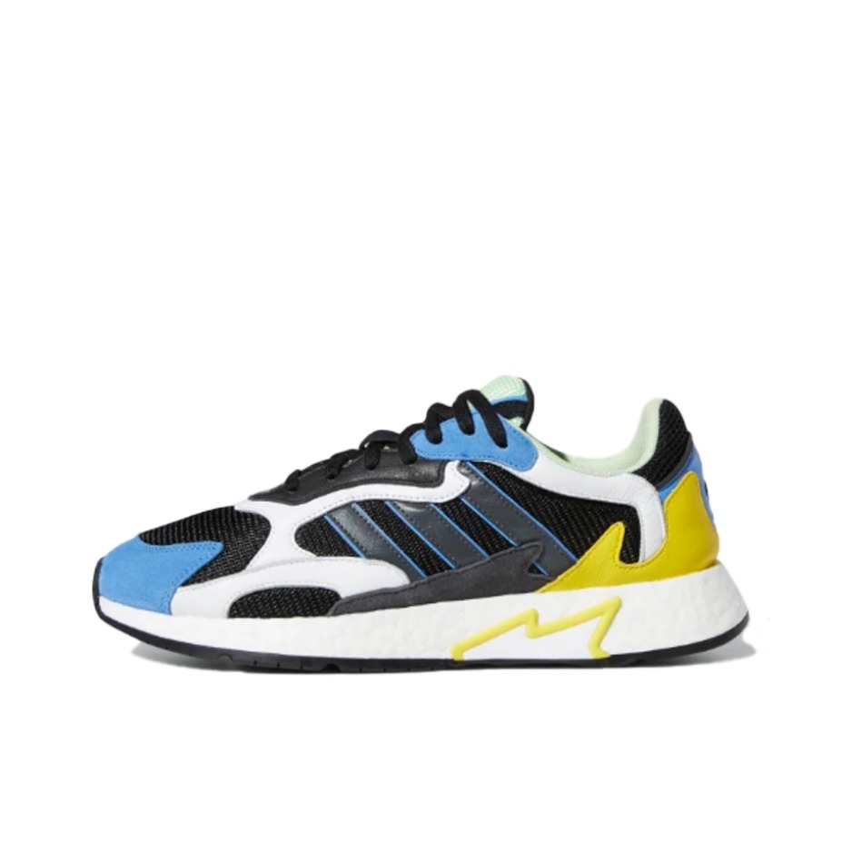 推荐商品：adidas Originals Tresc Run 减震 防滑耐磨 轻便透气 复古运动 织物 舒适百搭 跑鞋 蓝色/黑色/黄色