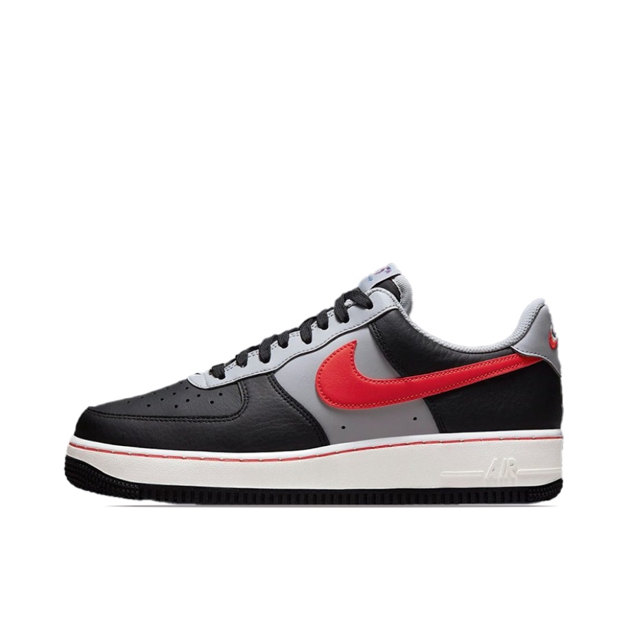 推荐商品：Nike Air Force 1 空军一号 板鞋 轻便舒适百搭耐磨防滑复古 75th Anniversary NBA联名/黑色/雾灰/智利红