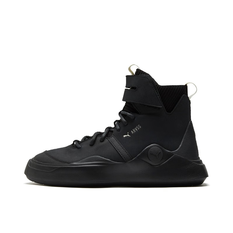 推荐商品：Puma/彪马 Abyss 运动休闲鞋 防滑耐磨百搭复古拼接魔术贴 黑色