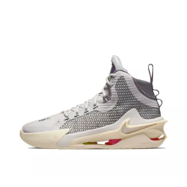 推荐商品：Nike Air Zoom G.T. Jump 稳定支撑 缓震回弹 防滑耐磨 约基奇 时尚百搭 织物 合成革 篮球鞋 国外版/灰色/白色