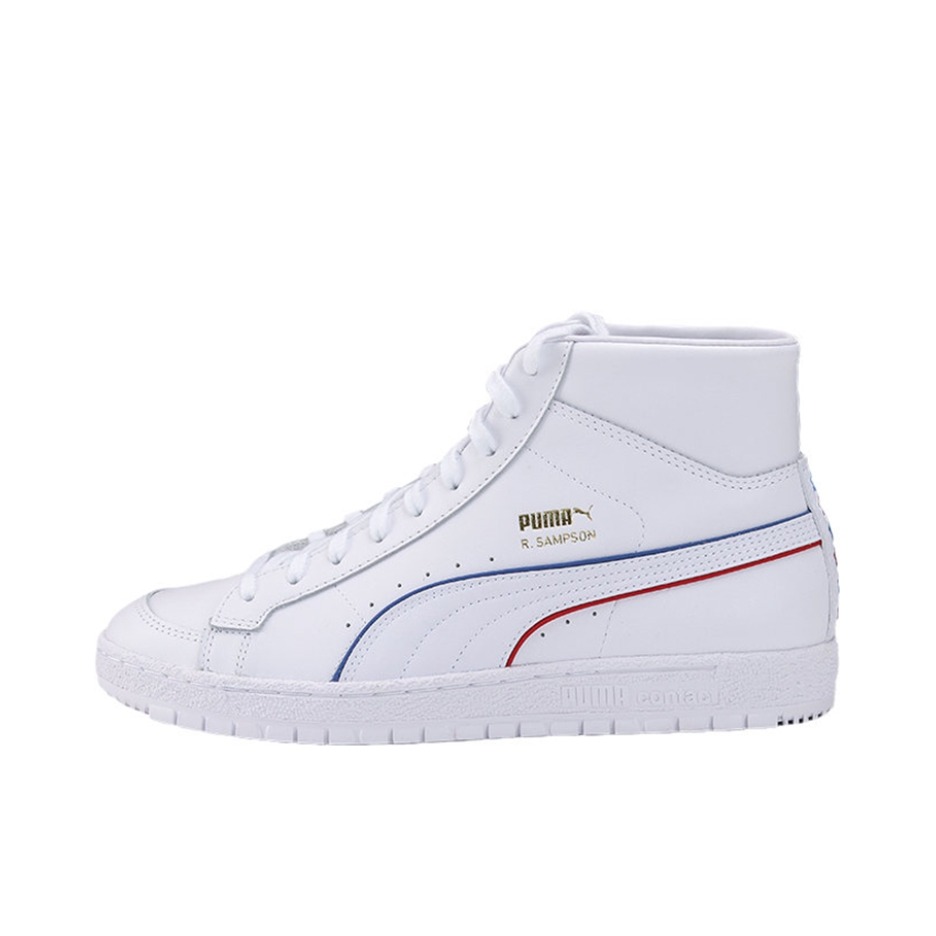 推荐商品：Puma/彪马 Ralph Sampson 板鞋 经典复古防滑耐磨减震透气防水垫 红色/蓝色/白色