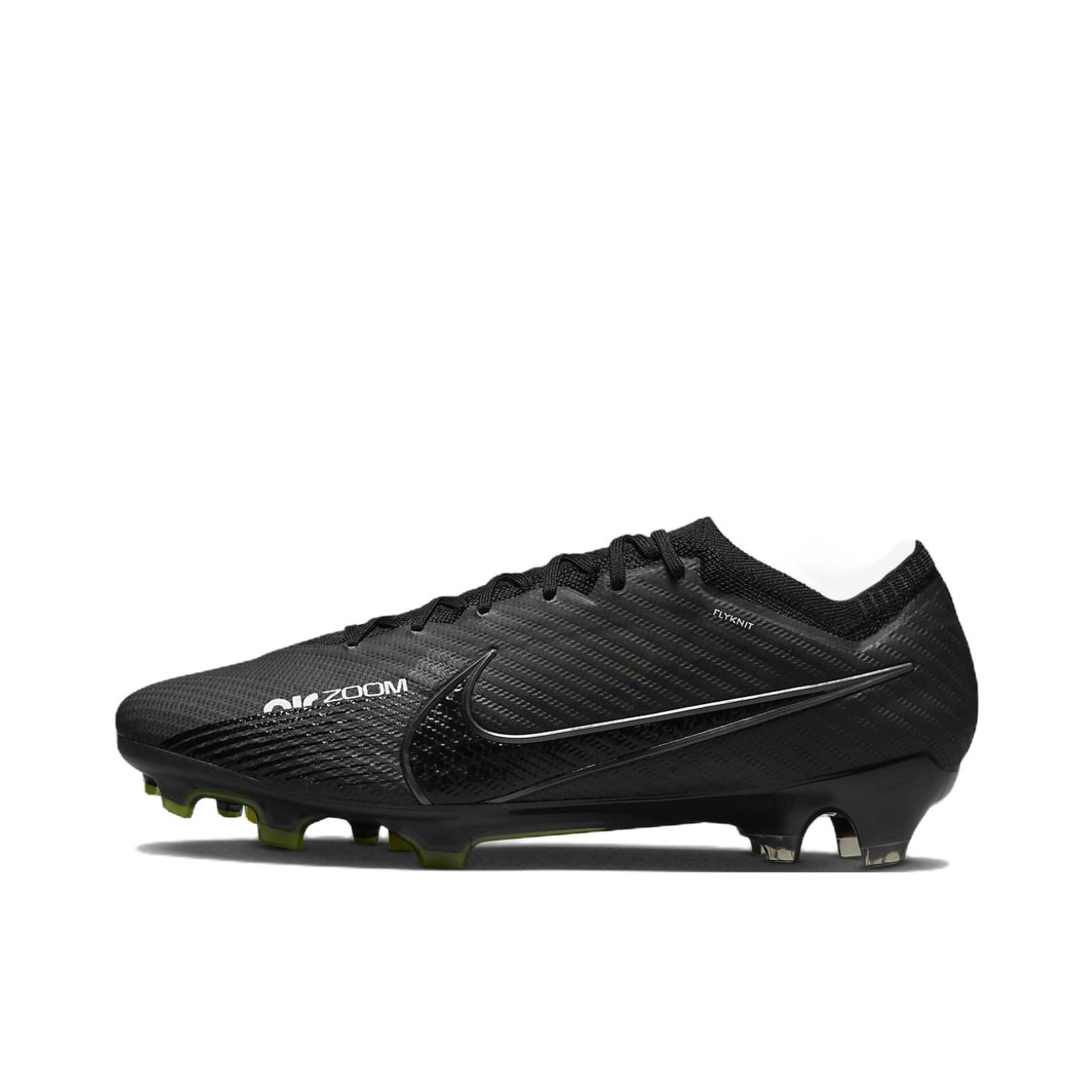推荐商品：Nike Zoom Mercurial Vapor 15 Academy FG/MG 中端 胶质混钉 多场地 圆头织物包裹性抗冲击 足球鞋 黑色/银色
