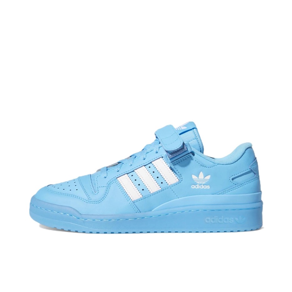 推荐商品：adidas Originals Forum 板鞋 轻便复古防滑时尚魔术贴篮球风薄底包裹性 Sky Rush 天蓝/白色
