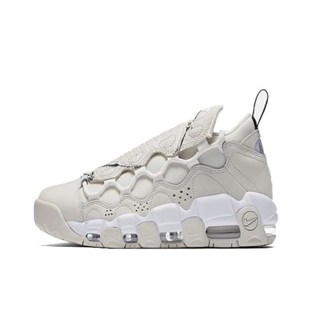 推荐商品：Nike Air More Money 运动休闲鞋 复古轻便透气防滑减震大气垫支撑实战 Phantom Snakeskin 奶白色