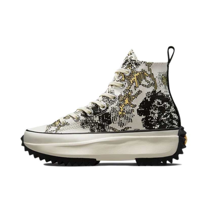 推荐商品：Converse/匡威 Run Star Hike 厚底 防滑 松糕鞋 增高鞋 运动休闲鞋 黄色/白底