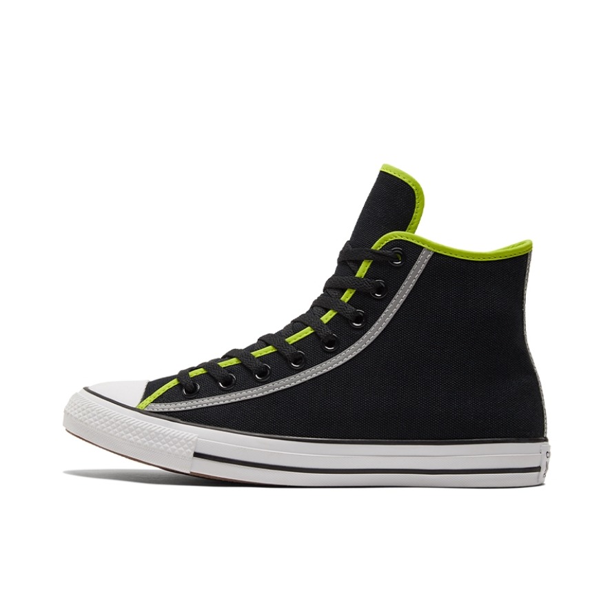 推荐商品：Converse/匡威 1970s 帆布鞋 圆头防滑经典复古轻便时尚拼接百搭 黑色/荧光绿