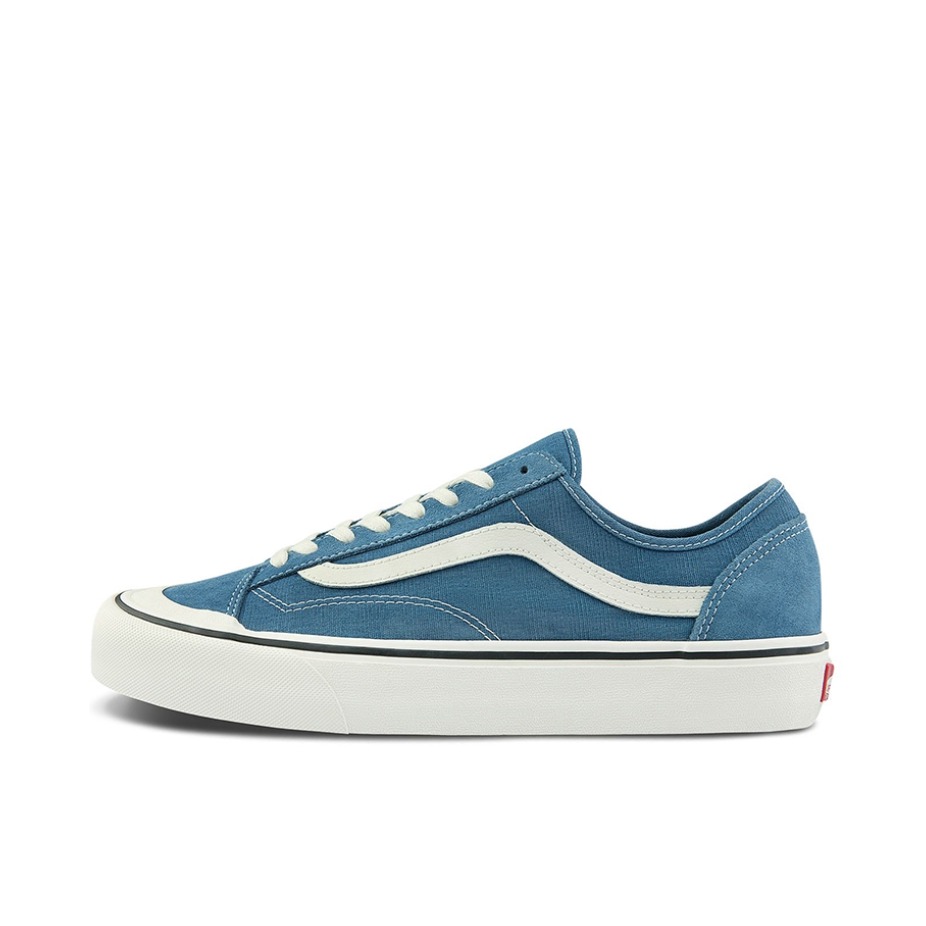 推荐商品：Vans/范斯 Style 36 滑板鞋 板鞋 舒适轻便防滑耐磨复古百搭帆布拼接防水运动 SF/蓝色