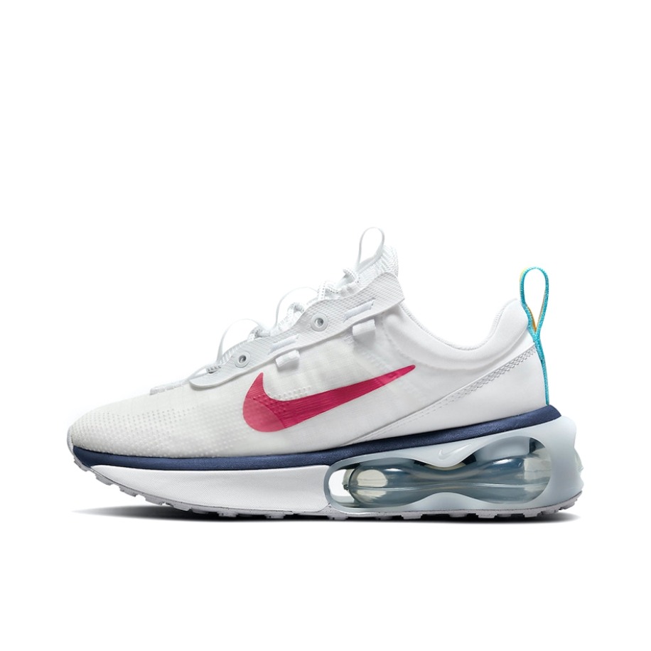 推荐商品：Nike Air Max 2021 跑鞋 缓震舒适休闲轻便透气防滑耐磨回弹织物运动合成革 粉色/白色