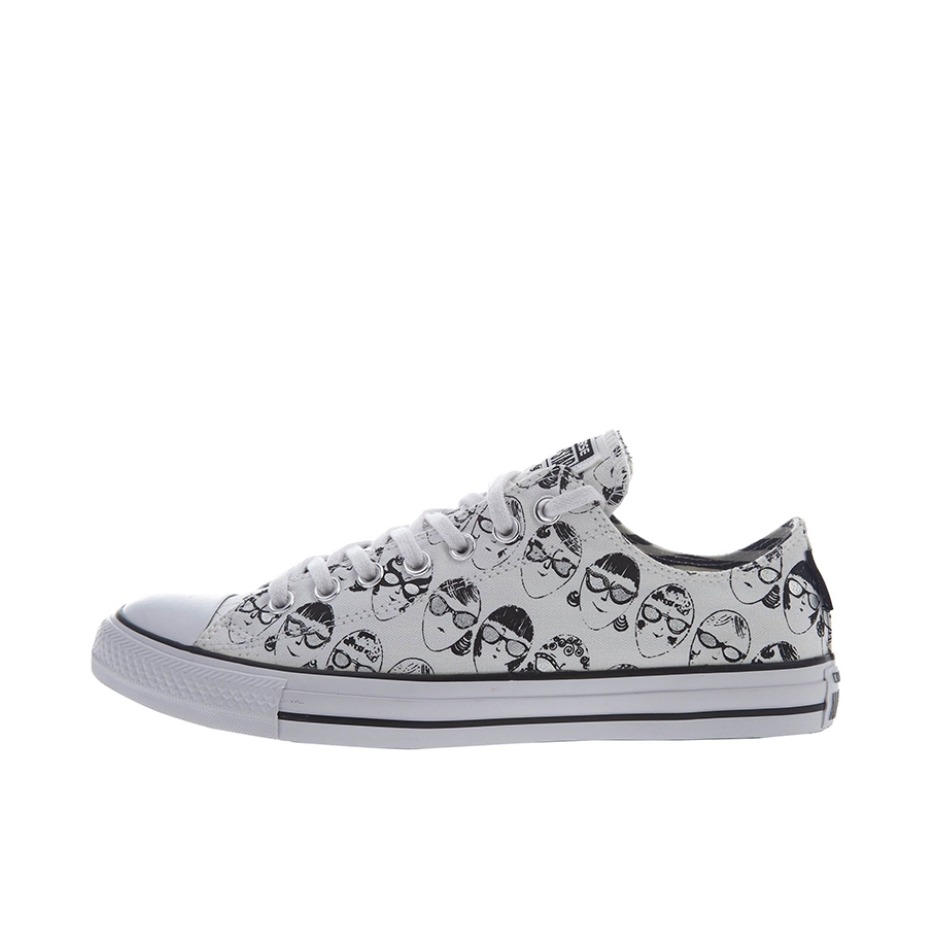 推荐商品：Converse/匡威 Chuck Taylor All Star 帆布鞋 常青款轻便防滑耐磨百搭复古圆头减震贴合高帮 黑色/白色/人像