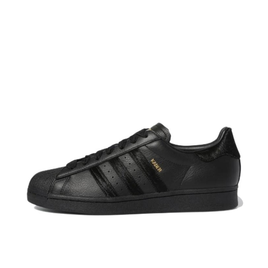 推荐商品：【宋雨琦同款】 adidas Originals Superstar 板鞋 轻便贝壳头薄底舒适百搭耐磨复古 Kader Sylla联名/黑色/金色