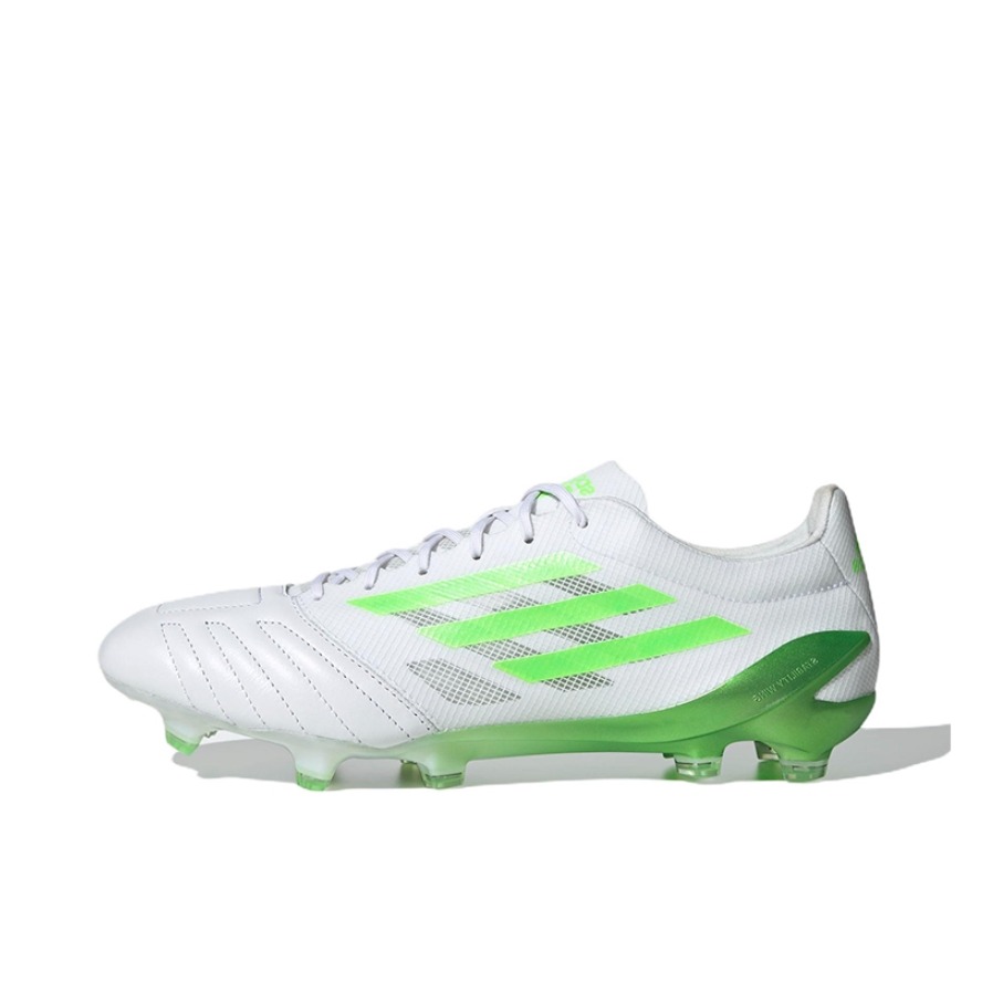 推荐商品：adidas X Speedportal.1 FG 顶级 胶质长钉 天然草地 织物圆头支撑抗冲击 足球鞋 白色/绿色