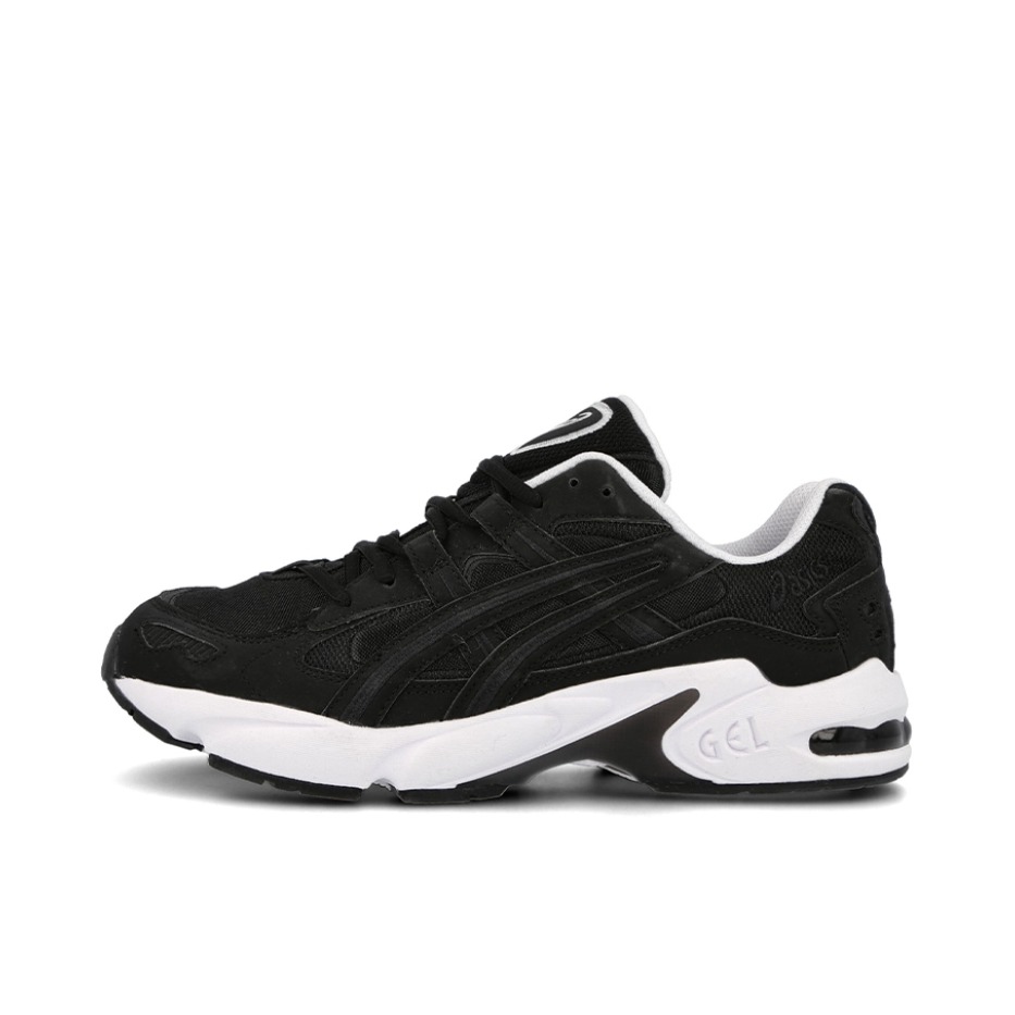 推荐商品：Asics/亚瑟士 Gel-Kayano 5 防滑耐磨 舒适透气 缓震支撑 马拉松 合成革 复古百搭 织物 跑鞋 黑色/白色