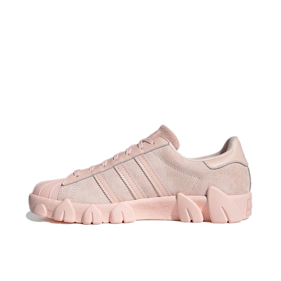 推荐商品：adidas Superstar 80s 板鞋 贝壳头复古防滑耐磨防水减震运动 Angel Chen联名/淡粉