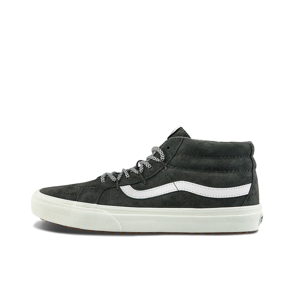推荐商品：Vans/范斯 SK8-Mid 板鞋 潮流拼接复古百搭防滑耐磨 灰色