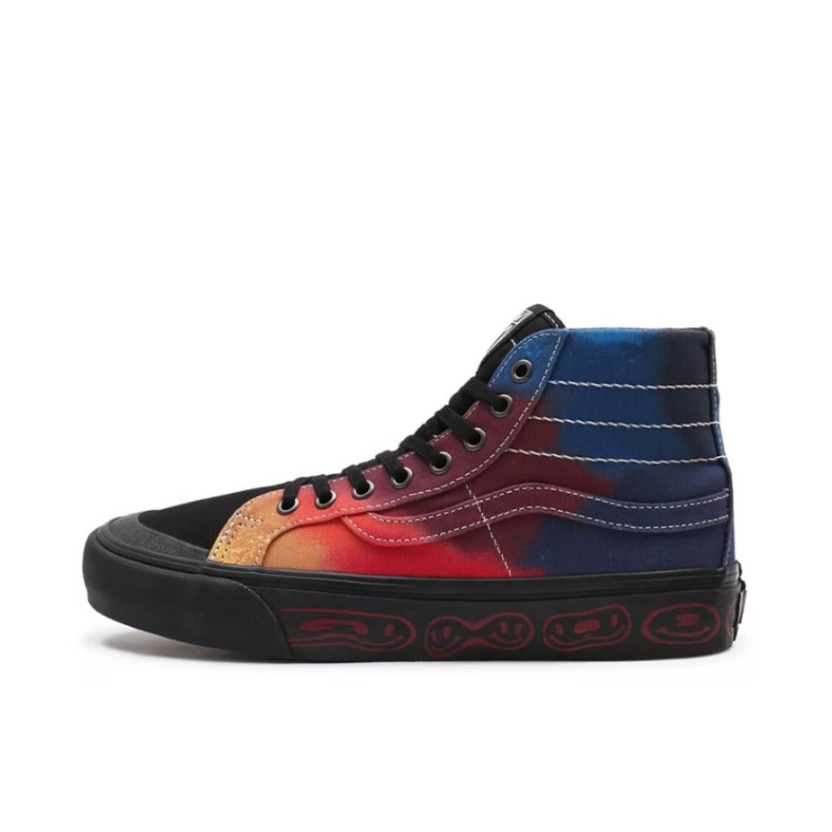 推荐商品：Vans/范斯 SK8-Hi 板鞋 潮流经典拼接复古街头厚底 黄色/红色/蓝色