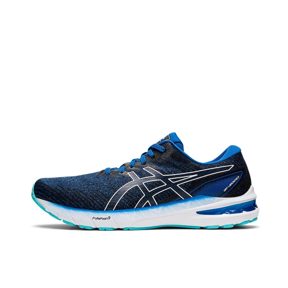 推荐商品：Asics/亚瑟士 GT-2000 10 轻量回弹 稳定支撑 缓震防滑 舒适耐磨 透气 织物 马拉松 跑鞋 2E/海洋蓝