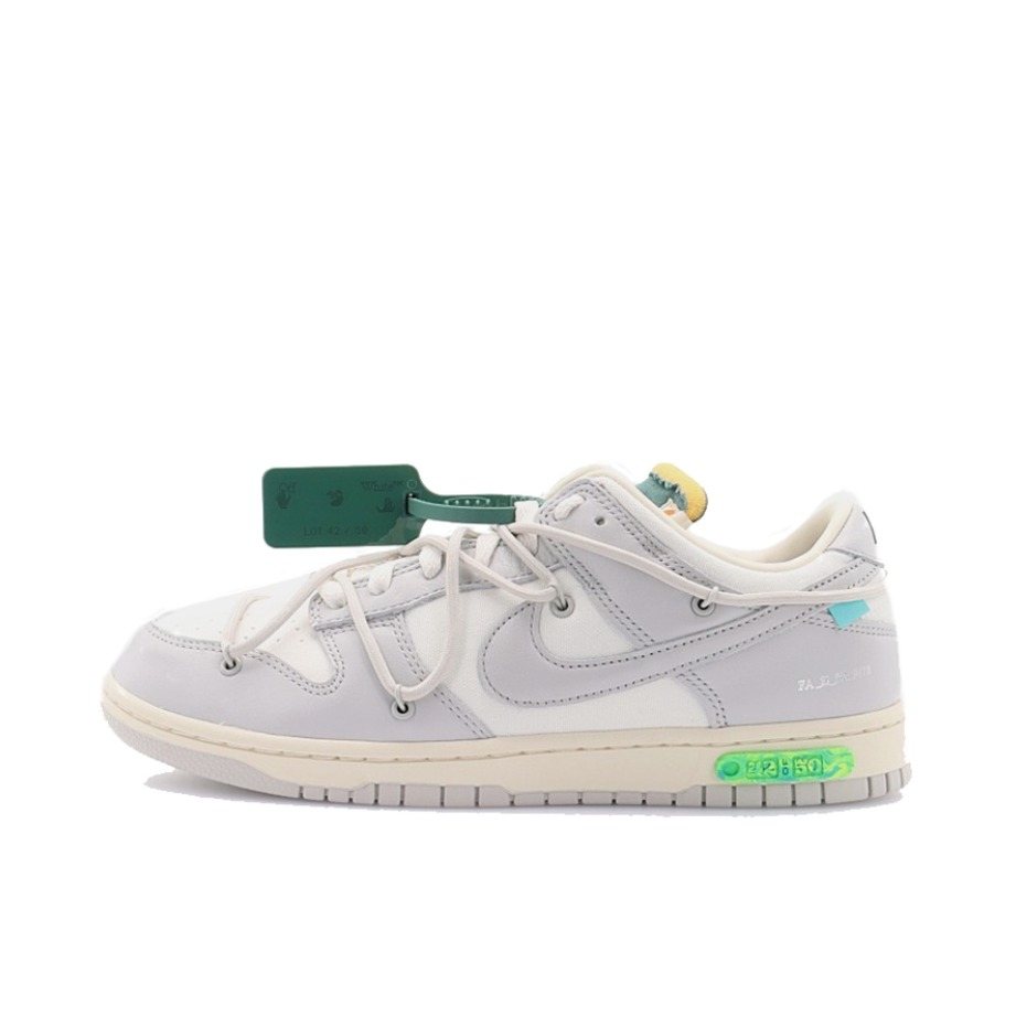 推荐商品：Nike Dunk 板鞋 经典复古百搭 Off-White联名/NO.42/白带/深绿扣/灰白