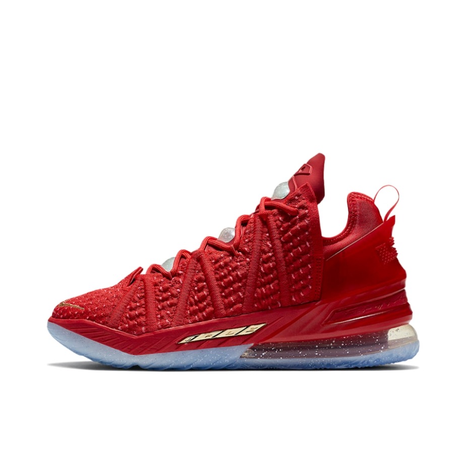 推荐商品：Nike Zoom LeBron 18 詹姆斯 篮球鞋 透气防滑耐磨实战支撑织物合成革 X-Mas In LA 圣诞节