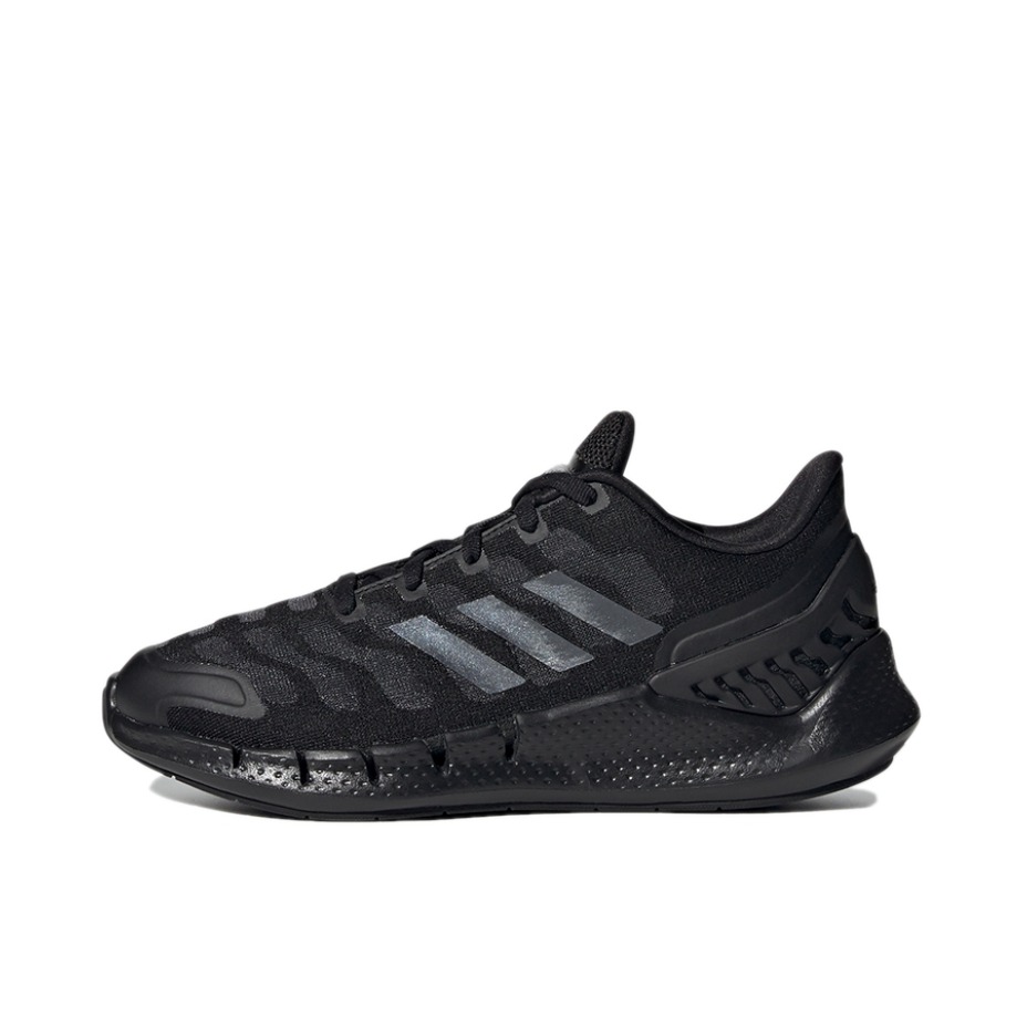 推荐商品：adidas Climacool Ventania 跑鞋 缓震耐磨网面舒适透气轻运动回弹 大童/黑色/深灰