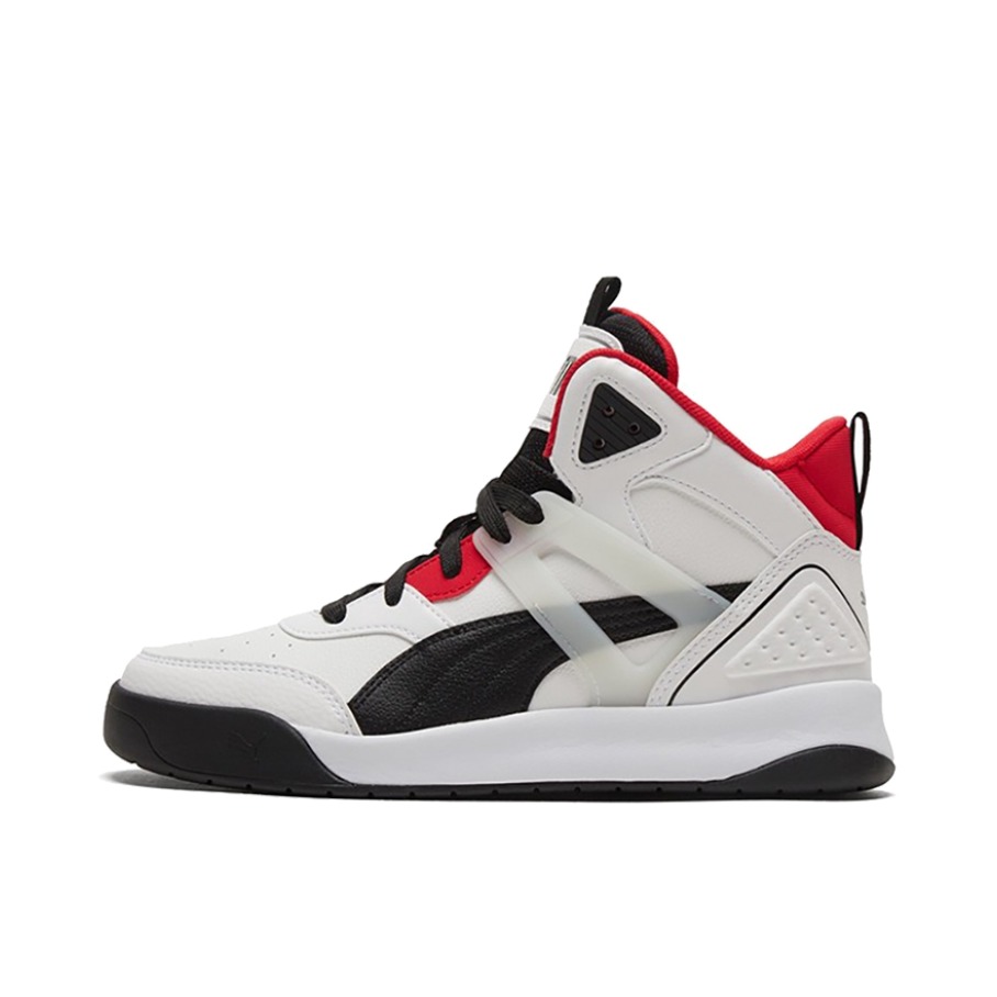 推荐商品：Puma/彪马 Backcourt 运动休闲鞋 潮流复古百搭防滑耐磨舒适透气 中帮/白色/黑色/红色