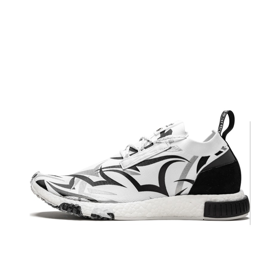 推荐商品：adidas Originals NMD Racer 时尚舒适 缓震回弹 轻便透气 防滑耐磨 生活 运动休闲鞋 Friends And Family Juice联名/白黑