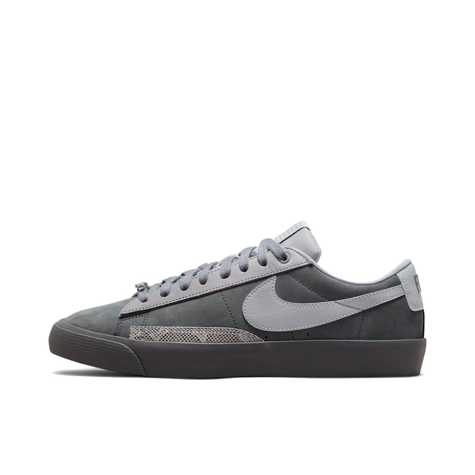推荐商品：Nike SB Blazer Zoom 滑板鞋 板鞋 拼接时尚复古防滑耐磨透气运动休闲舒适百搭 Cool Grey FPAR联名/灰色