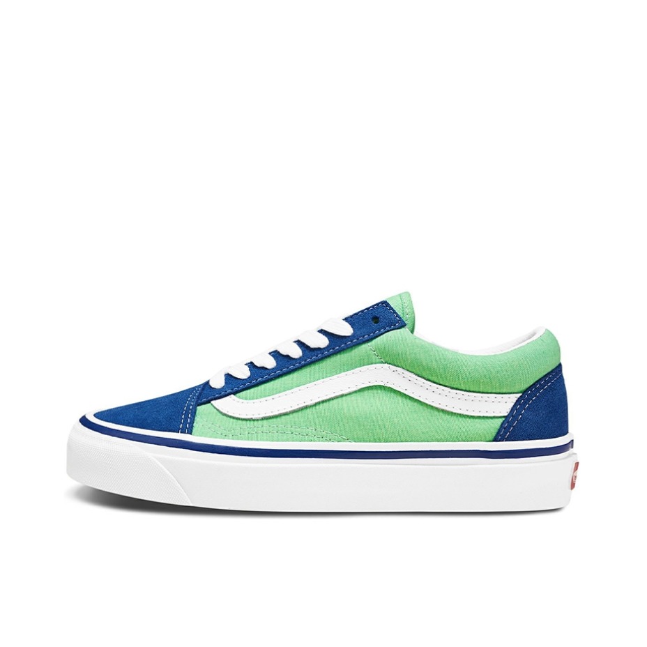 推荐商品：Vans/范斯 Old Skool 滑板鞋 板鞋 轻便防滑复古舒适经典 安纳海姆/青蓝拼接